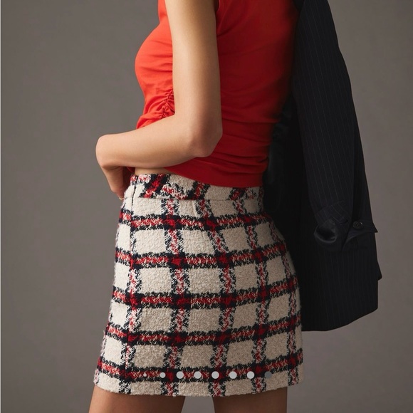 Brand NEW* English Factory Tweed Mini Skirt - Picture 5 of 7